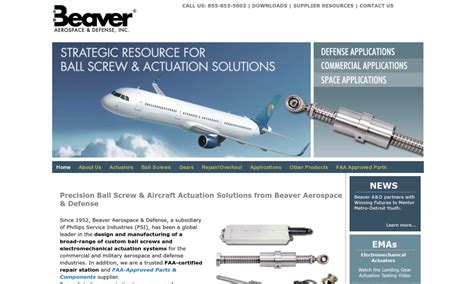 Beaver Aerospace Defense Inc Linear Actuator