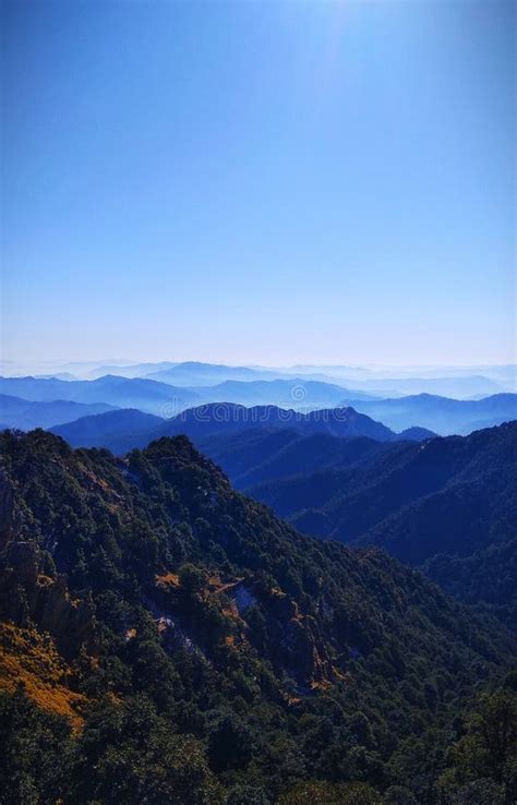 Stunning Nature Mountain Range Landscape Himalayas Stock Photo Image