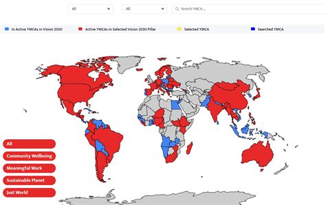 Mapa Interactivo De Visión 2030 Dónde Estamos Hoy World Ymca