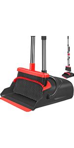 Amazon Kelamayi Upgrade Broom And Dustpan Set Large Size And With