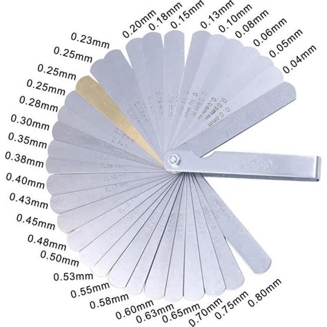 Luthier Lot De Jauges De Rayon Sous Corde Lames Jauge D