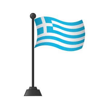 Flag Button In Colours Of Greece Button Style Flag Vector, Button ...