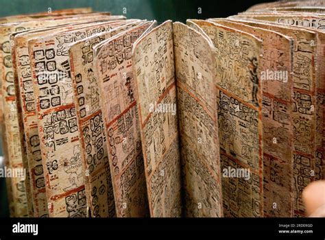 Codex Grolier Maya Culture National Museum Of Anthropology State Of