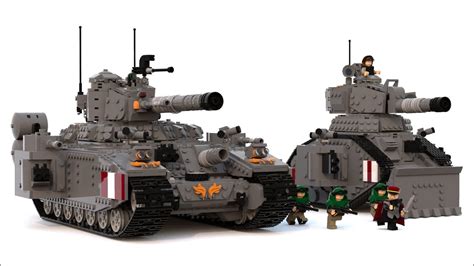 Lego Warhammer K Leman Russ Tank Instructions Youtube