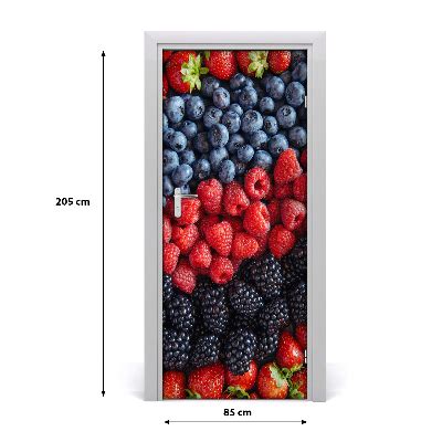 Autocollant De Porte Fruits Des Bois Tulup Fr