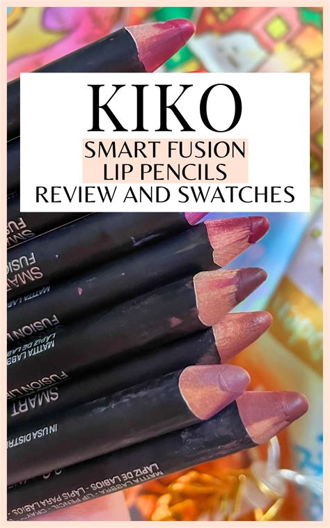 Kiko Milano Smart Fusion Lip Liner Swatches Sammie Etc