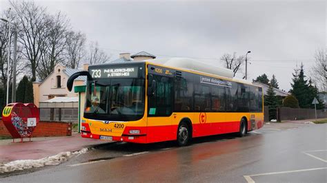 Mza Warszawa Przejazd Manem Nl Lion S City Cng Na