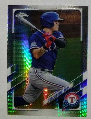 Topps Chrome Prizm Refractor Shin Soo Choo Texas Rangers Ebay