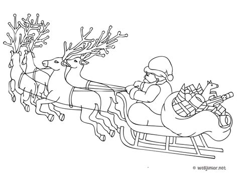 Coloriage Traineau Du Pere Noel Settinglocb