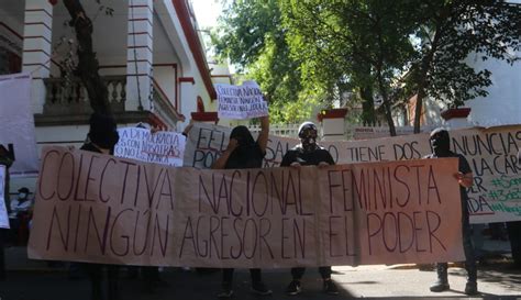 Con Pintas Y Toma De Sede Protestan Militantes Y Feministas En Morena