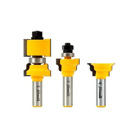 Yonico Window Sash Ogee In Shank Carbide Tipped Router Bit Set