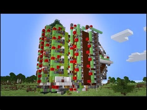 I Made a Fast, Simple Tree Farm in Minecraft. Here's How : redstone