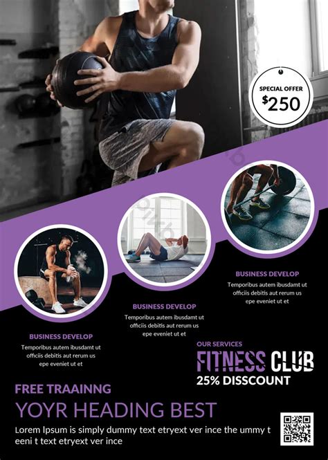 Fitness Flyer Template | PSD Free Download - Pikbest