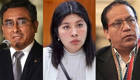 Congreso debatirá acusación contra Betssy Chávez Willy Huerta y