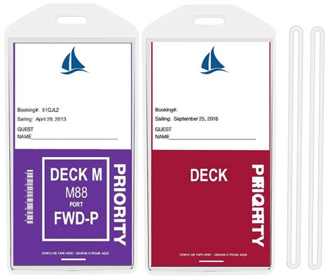 8 Cruise Luggage Tags For Princess Carnival Norwegian Holland