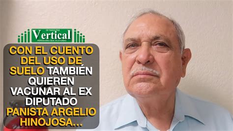 CON EL CUENTO DEL USO DE SUELO TAMBIÉN QUIEREN VACUNAR AL EX DIPUTADO