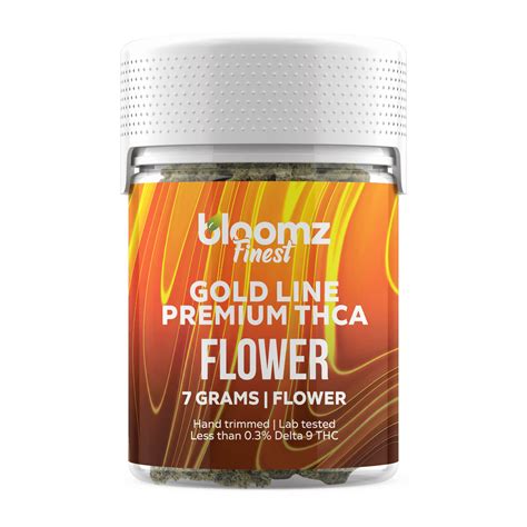 Bloomz THCA Hemp Flower Gold Line Weed