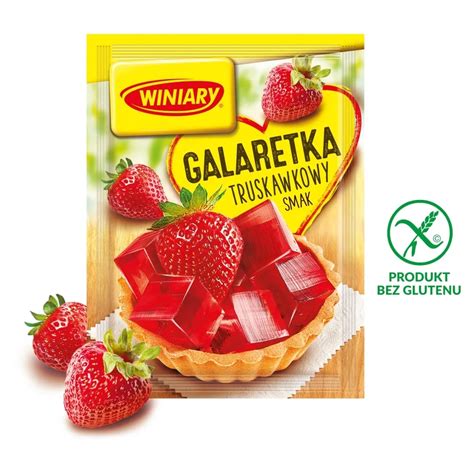 Winiary Galaretka Truskawkowy Smak G Zakupy Online Z Dostaw Do