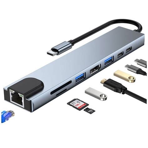 Nn Adapter W Hub Rozdzielacz Usb Sd Tf Hdmi Rj Sklep Opinie