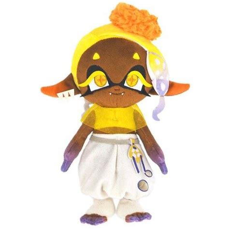 Splatoon Deep Cut Frye Big Man Shiver Plush Stuffed Toy Set Of S