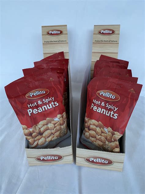 Hot N Spicy Pkt Box Pellito Peanuts
