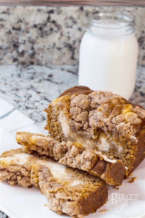 Crumbly Cream Cheese Pumpkin Bread Tastefully Eclectic