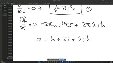 Solved Use Lagrange Multipliers To Find The Dimensions Of A Right