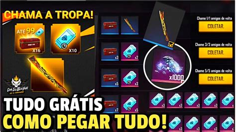 Como Chamar Amigo De Volta Free Fire E Completar O Chame A Tropa