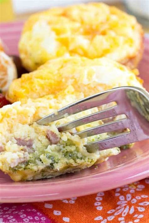 Broccoli Ham And Cheese Egg Muffin Cups Food Egg Muffin Cups