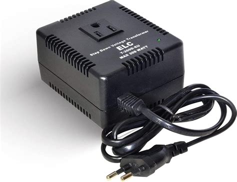 Buy ELC 200 Watt Voltage Converter Transformer Heavy Duty Compact