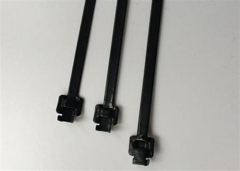 457mm Heavy Duty Black Zip Ties , 304 / 316 Stainless Steel Cable Ties ...