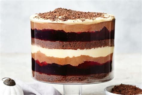 Coffee Hazelnut And Chocolate Mousse Trifle