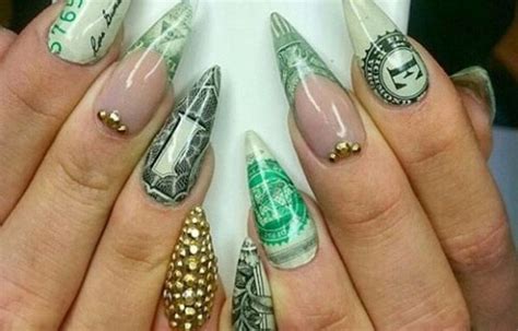 U As Decoradas Con Billetes U Asdecoradas Club Cute Nails Nail Art