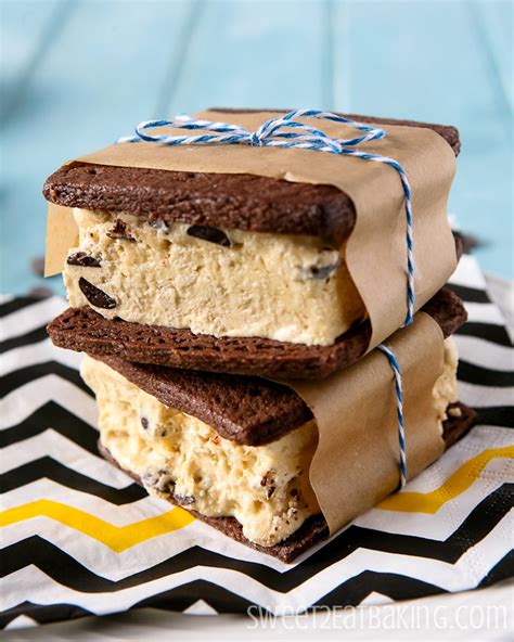 Chocolate Chip Cookie Dough Ice Cream Sandwiches Recipe