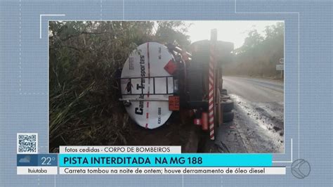 PM libera rodovia em Coromandel mas alerta que MG 188 voltará a ser