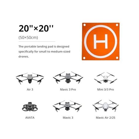 PGYTECH Drone Landing Pad Pro V2 Tapis Datterrissage Pliable Pour