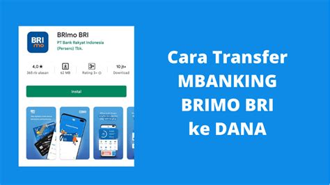 Cara Transfer Uang Bri Ke Dana Dari Ibanking Sampai Atm Info Aplikasi