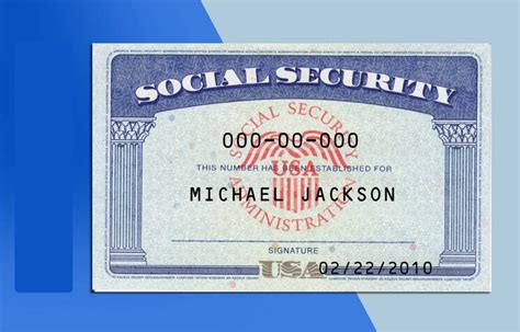 USA Social Security Card PSD Template (SSN) – Download Photoshop File