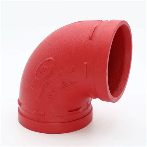 Fm Ul Ductile Iron Grooved Elbow Degree Elbow And Degree Elbow