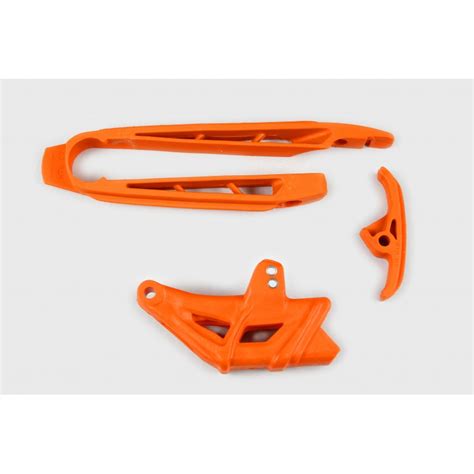 Guia Cadena Patin Basculante Ufo Ktm Exc 125 2008 2010 Color Naranja