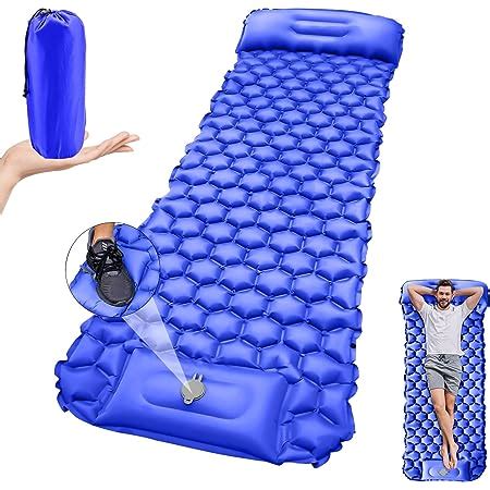 Colchoneta Inflable Camping Con Almohada Incorporada Colchoneta