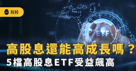 5 檔高股息etf 受益人破50萬： 高股息真的高成長嗎？市值型etf回歸！3檔美股etf不能錯過