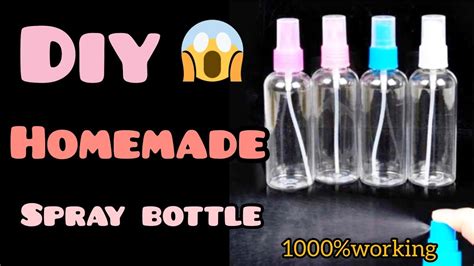 Diy Homemade Spray Bottle How To Make Spray Bottle At Home Mouni S Diy