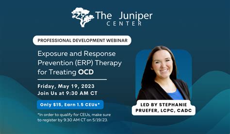 Exposure And Response Prevention Erp Therapy For Treating Obsessive