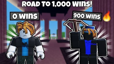 Road To 1K Wins Ep 1 Getting 900 Wins Roblox Bedwars YouTube