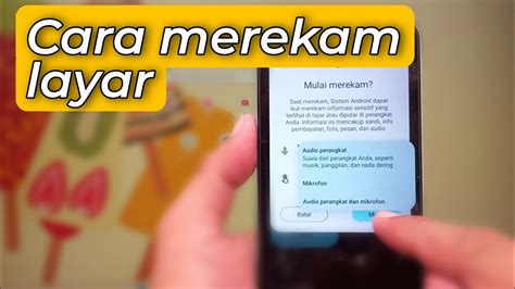 Cara Merekam Layar Tanpa Aplikasi Tambahan Di HP Realme C51 Realme UI T