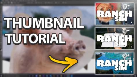 So Erstelle Ich Meine Thumbnails Tutorial Youtube