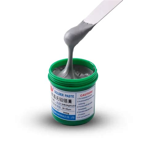 Lead Free Environmental Friendly Medium Temperature Solder Paste