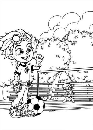 Kids-n-fun.com | 32 coloring pages of Rusty Rivets