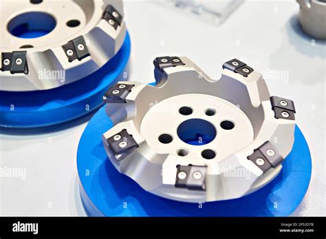Heavy Duty Face Mill On Exhibition Stock Photo Alamy